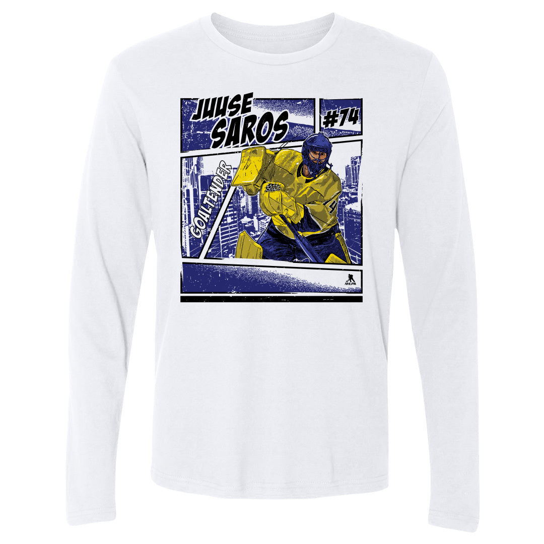 Juuse Saros Men's Long Sleeve T-Shirt | 500 LEVEL