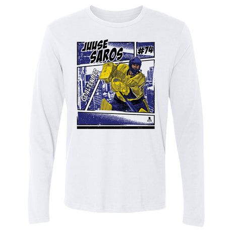 Juuse Saros Men's Long Sleeve T-Shirt | 500 LEVEL