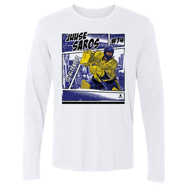 Juuse Saros Men's Long Sleeve T-Shirt | 500 LEVEL