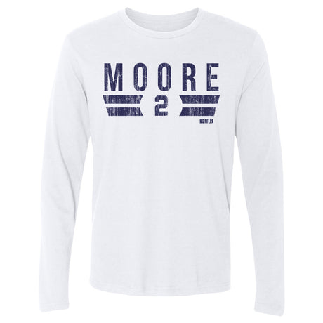 D.J. Moore Men's Long Sleeve T-Shirt | 500 LEVEL