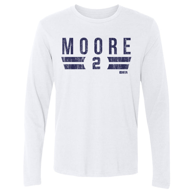 D.J. Moore Men's Long Sleeve T-Shirt | 500 LEVEL
