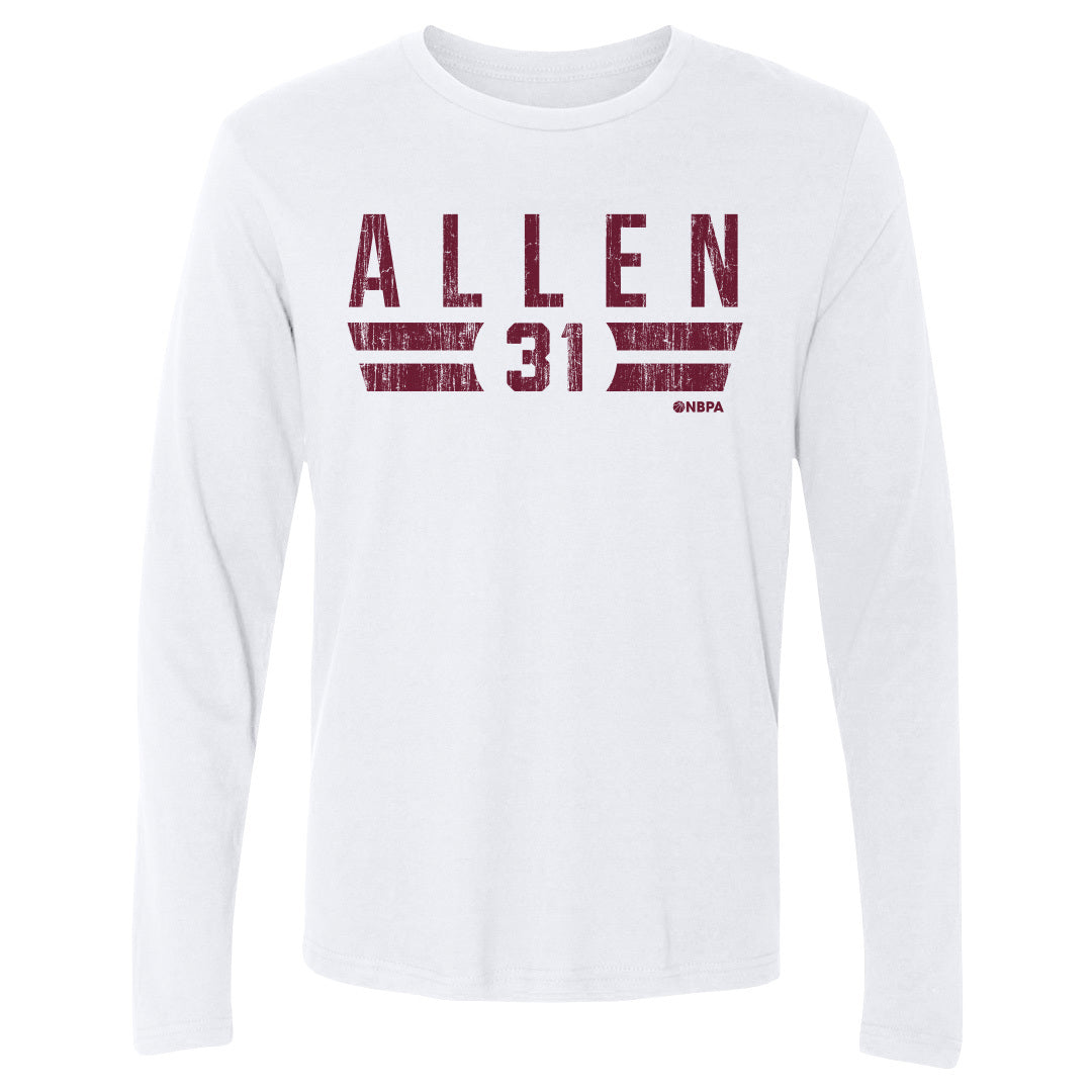 Jarrett Allen Men's Long Sleeve T-Shirt | 500 LEVEL