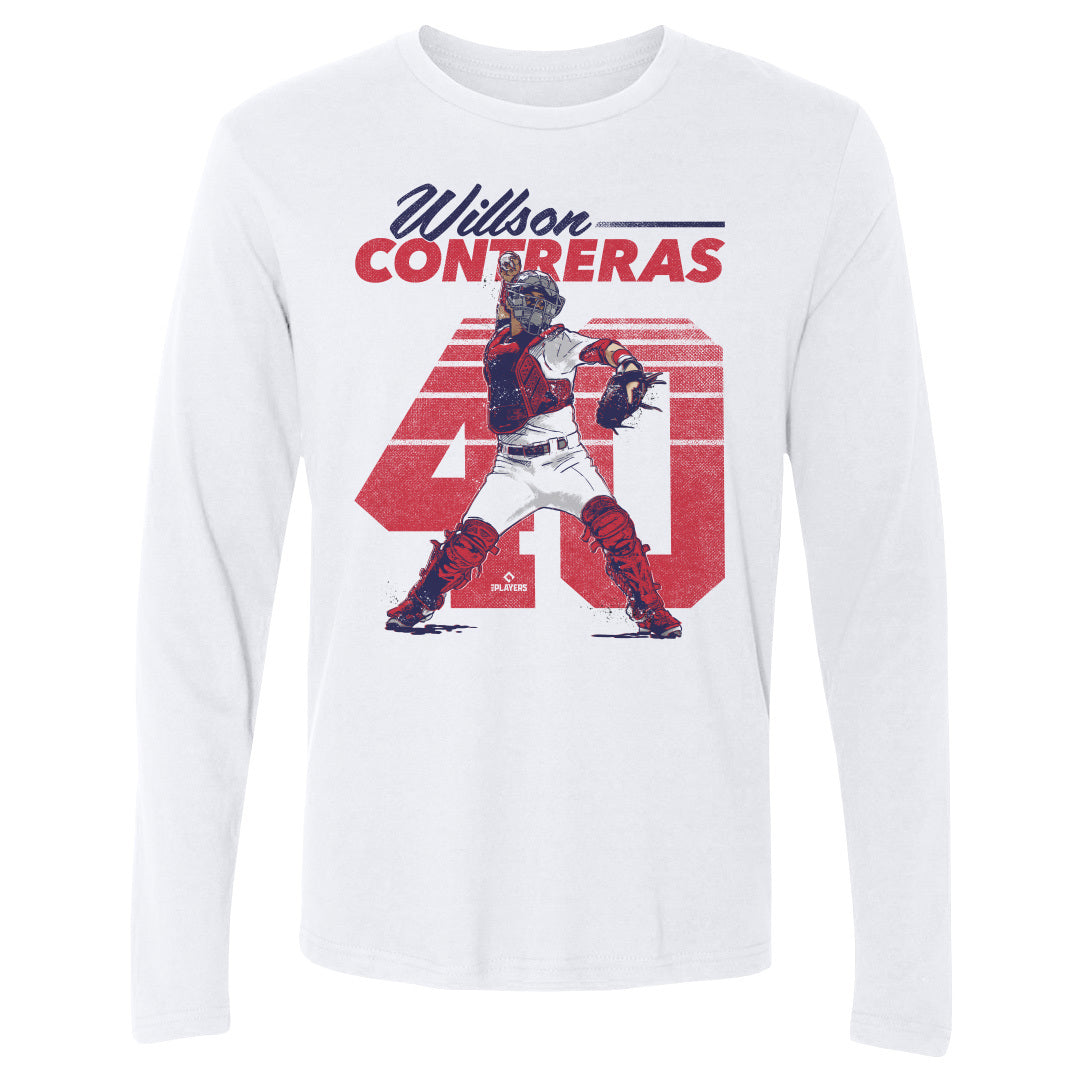 Willson Contreras Men's Long Sleeve T-Shirt | 500 LEVEL