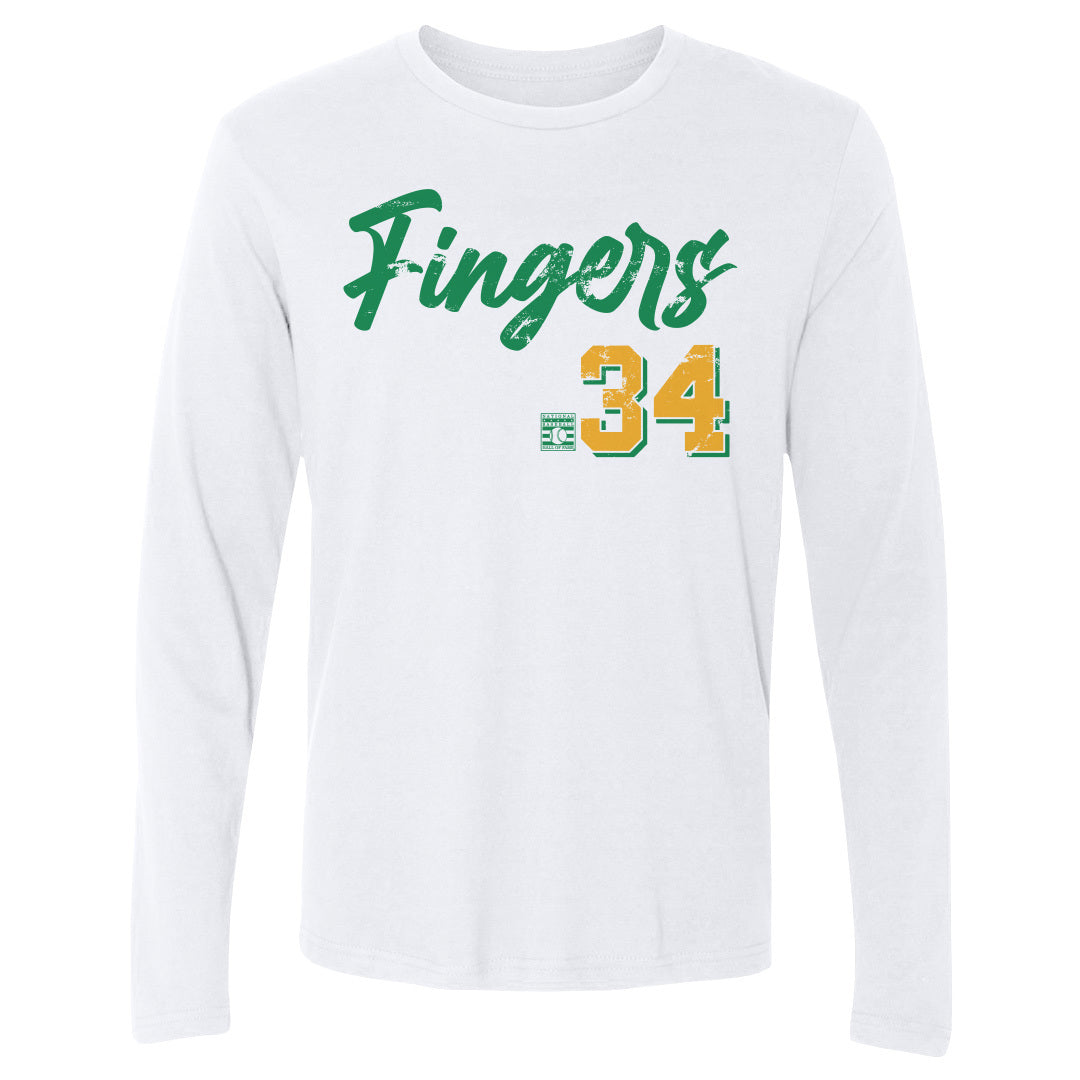 Rollie Fingers Men&#39;s Long Sleeve T-Shirt | 500 LEVEL