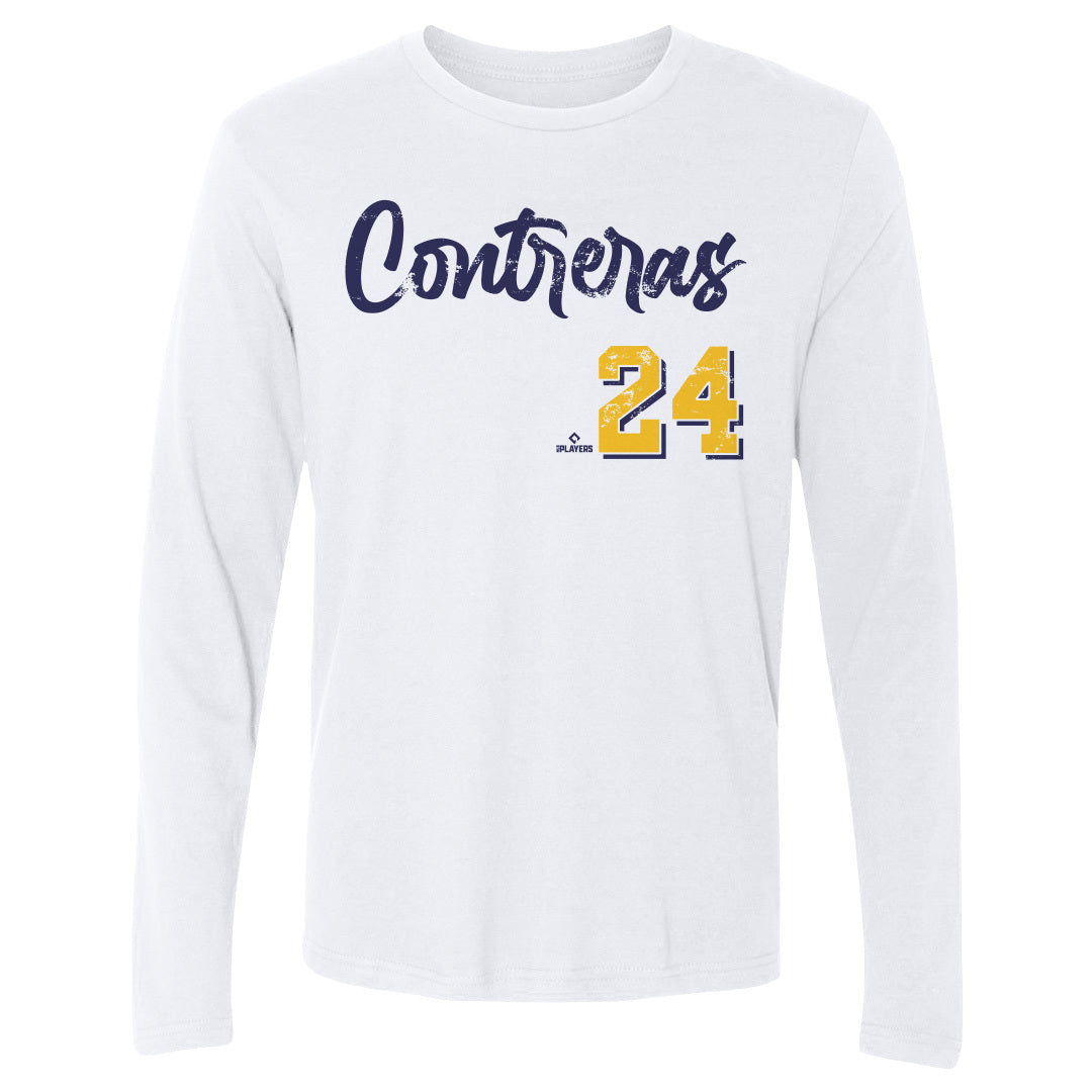 William Contreras Men&#39;s Long Sleeve T-Shirt | 500 LEVEL
