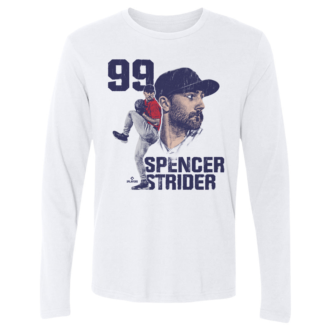 Spencer Strider Men&#39;s Long Sleeve T-Shirt | 500 LEVEL