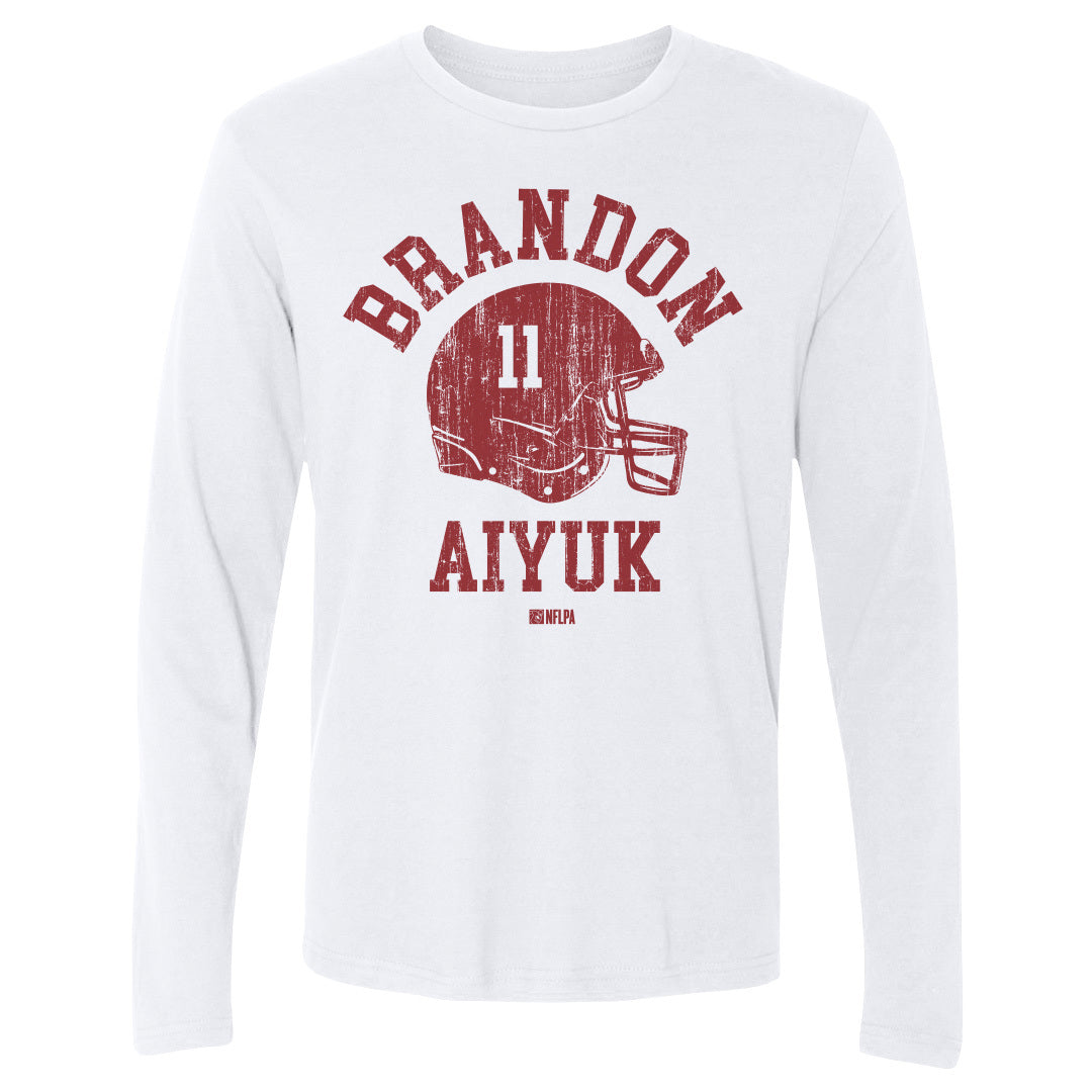 Brandon Aiyuk Men&#39;s Long Sleeve T-Shirt | 500 LEVEL