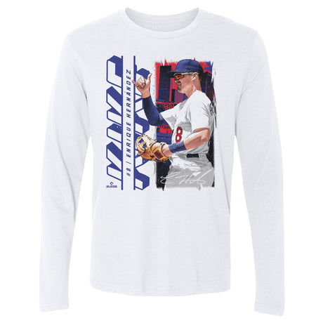 Enrique Hernandez Men's Long Sleeve T-Shirt | 500 LEVEL
