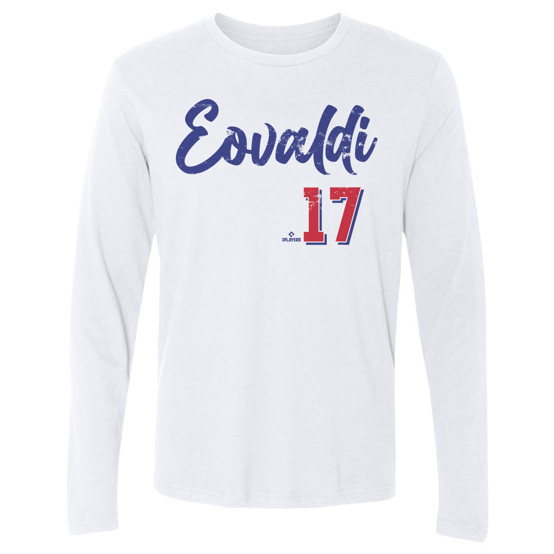 Nathan Eovaldi Men's Long Sleeve T-Shirt | 500 LEVEL