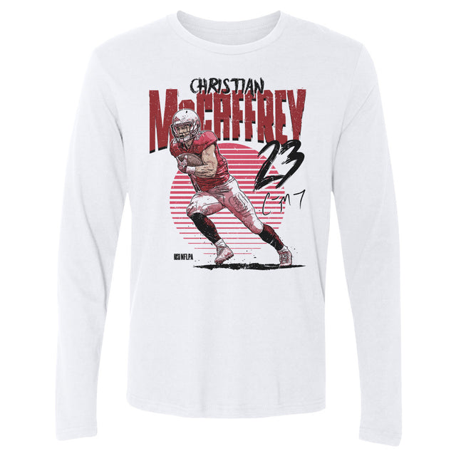 Christian McCaffrey Men's Long Sleeve T-Shirt | 500 LEVEL
