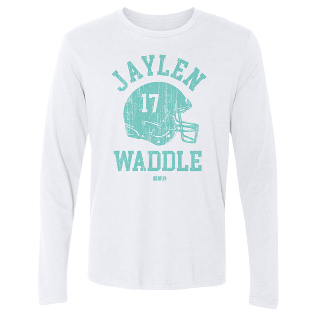 Jaylen Waddle Men's Long Sleeve T-Shirt | 500 LEVEL