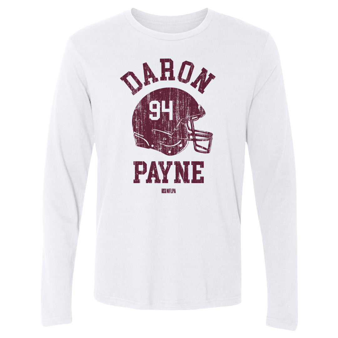 Daron Payne Men's Long Sleeve T-Shirt | 500 LEVEL