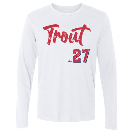 Mike Trout Men's Long Sleeve T-Shirt | 500 LEVEL