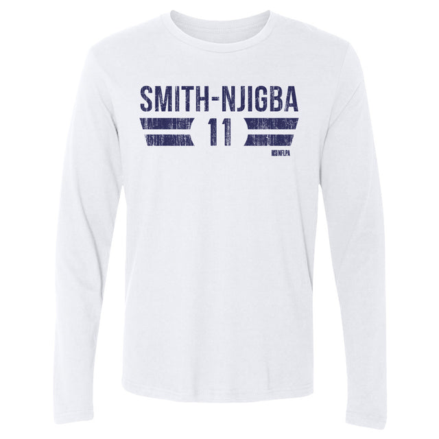Jaxon Smith-Njigba Men's Long Sleeve T-Shirt | 500 LEVEL