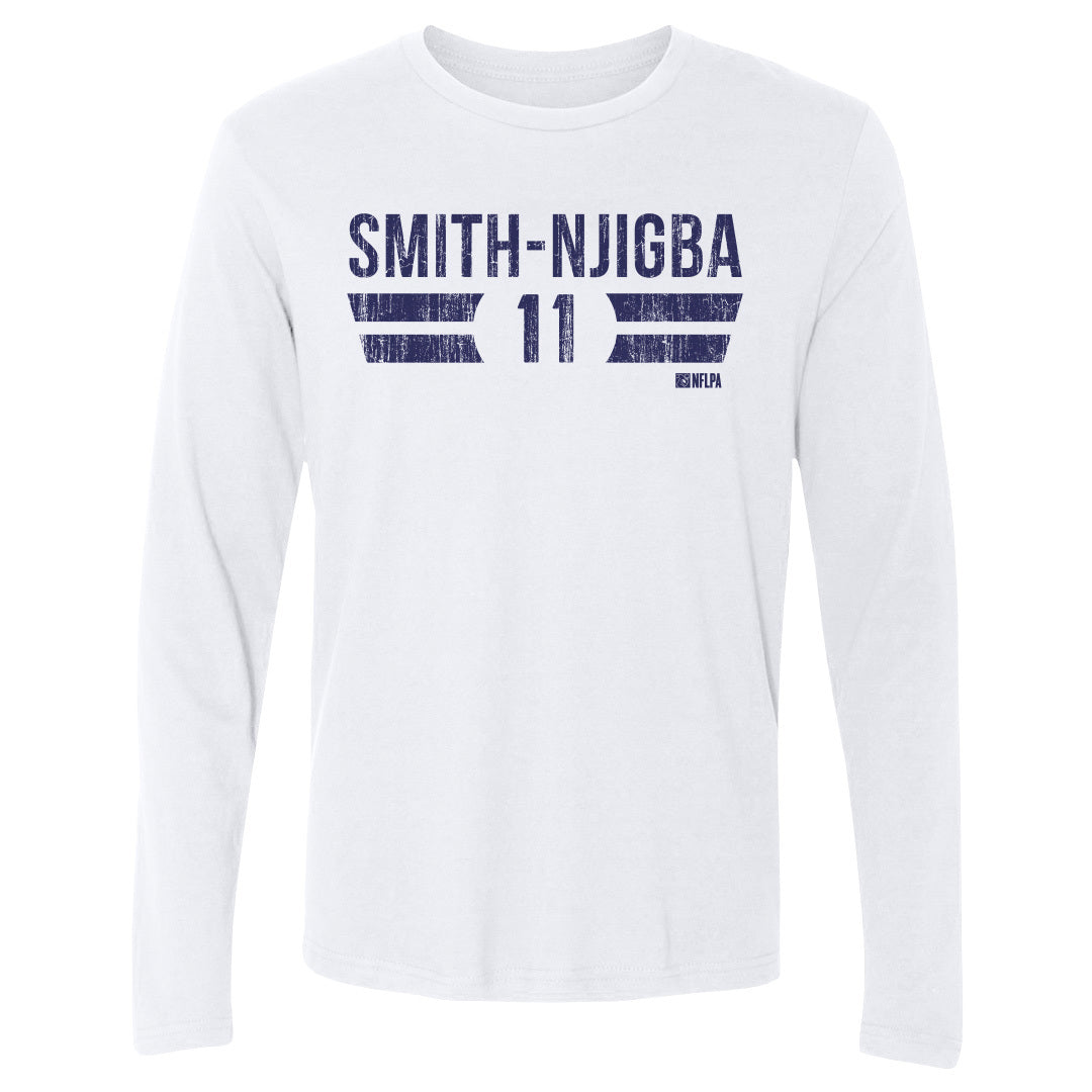 Jaxon Smith-Njigba Men&#39;s Long Sleeve T-Shirt | 500 LEVEL