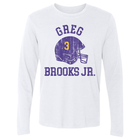 Greg Brooks Jr. Men's Long Sleeve T-Shirt | 500 LEVEL