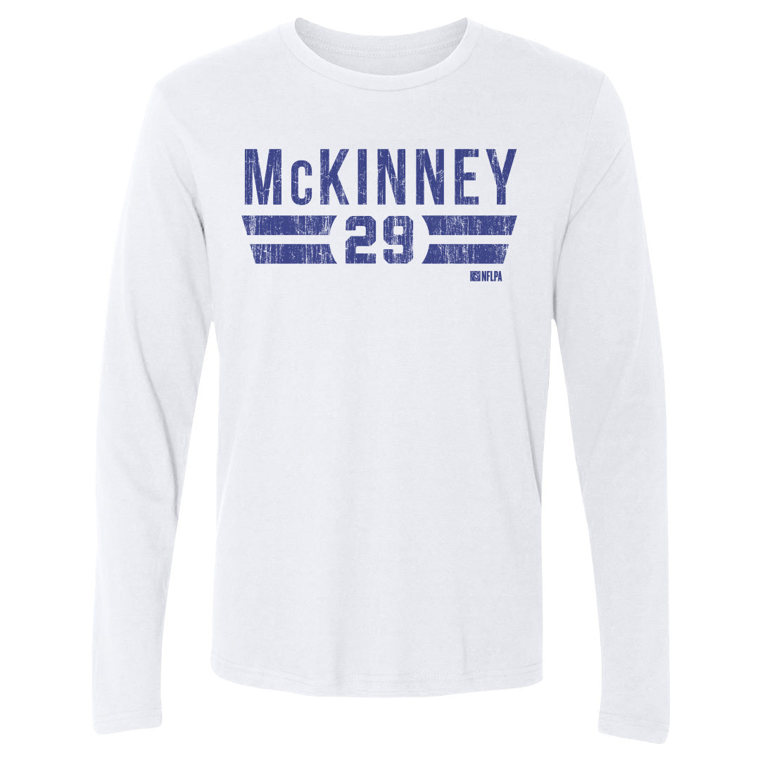 Xavier McKinney Men&#39;s Long Sleeve T-Shirt | 500 LEVEL