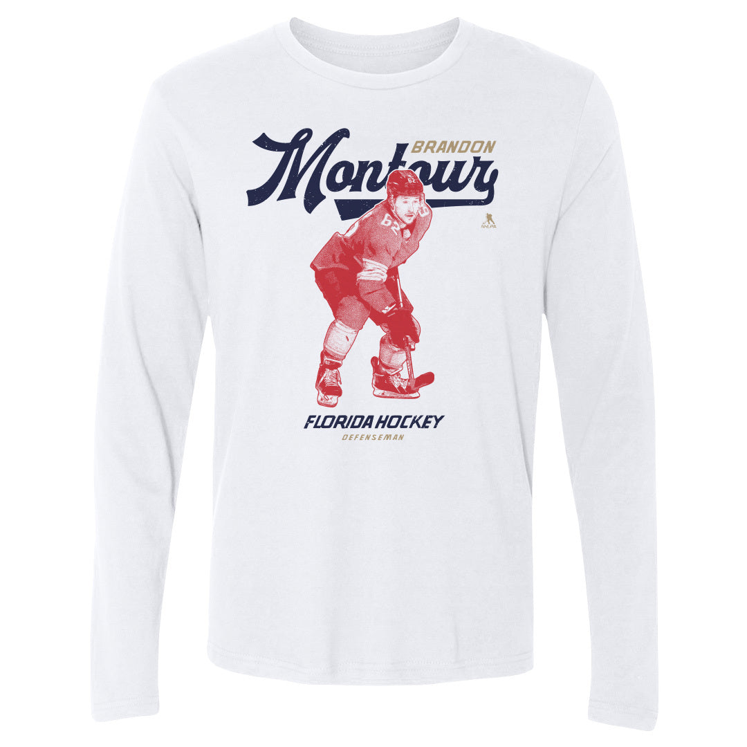 Brandon Montour Men&#39;s Long Sleeve T-Shirt | 500 LEVEL