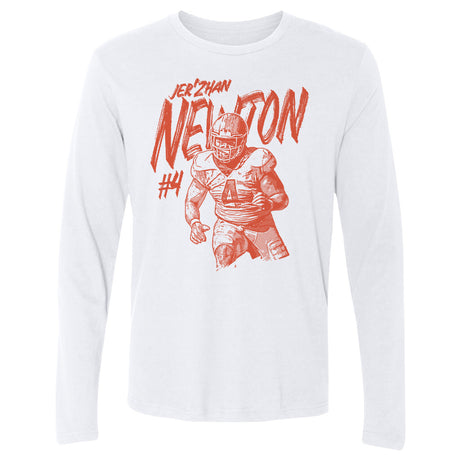 Jer'Zhan Newton Men's Long Sleeve T-Shirt | 500 LEVEL