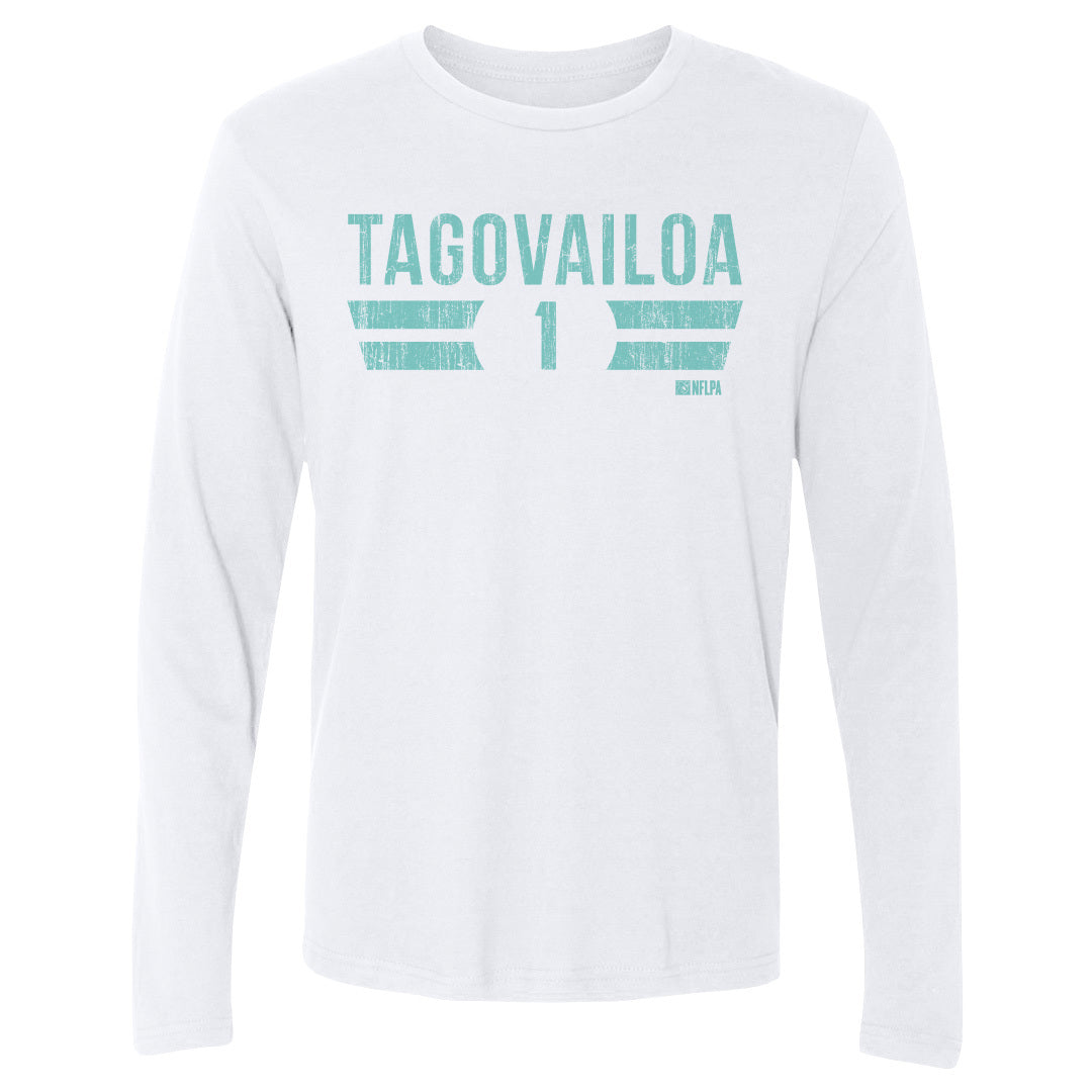 Tua Tagovailoa Men&#39;s Long Sleeve T-Shirt | 500 LEVEL