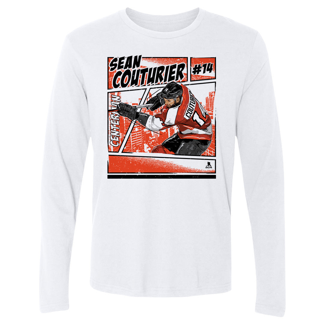 Sean Couturier Men&#39;s Long Sleeve T-Shirt | 500 LEVEL