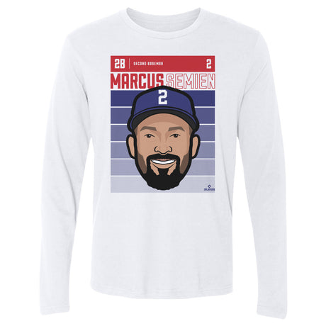 Marcus Semien Men's Long Sleeve T-Shirt | 500 LEVEL