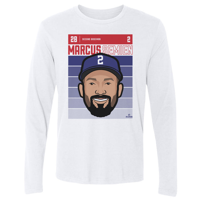 Marcus Semien Men's Long Sleeve T-Shirt | 500 LEVEL