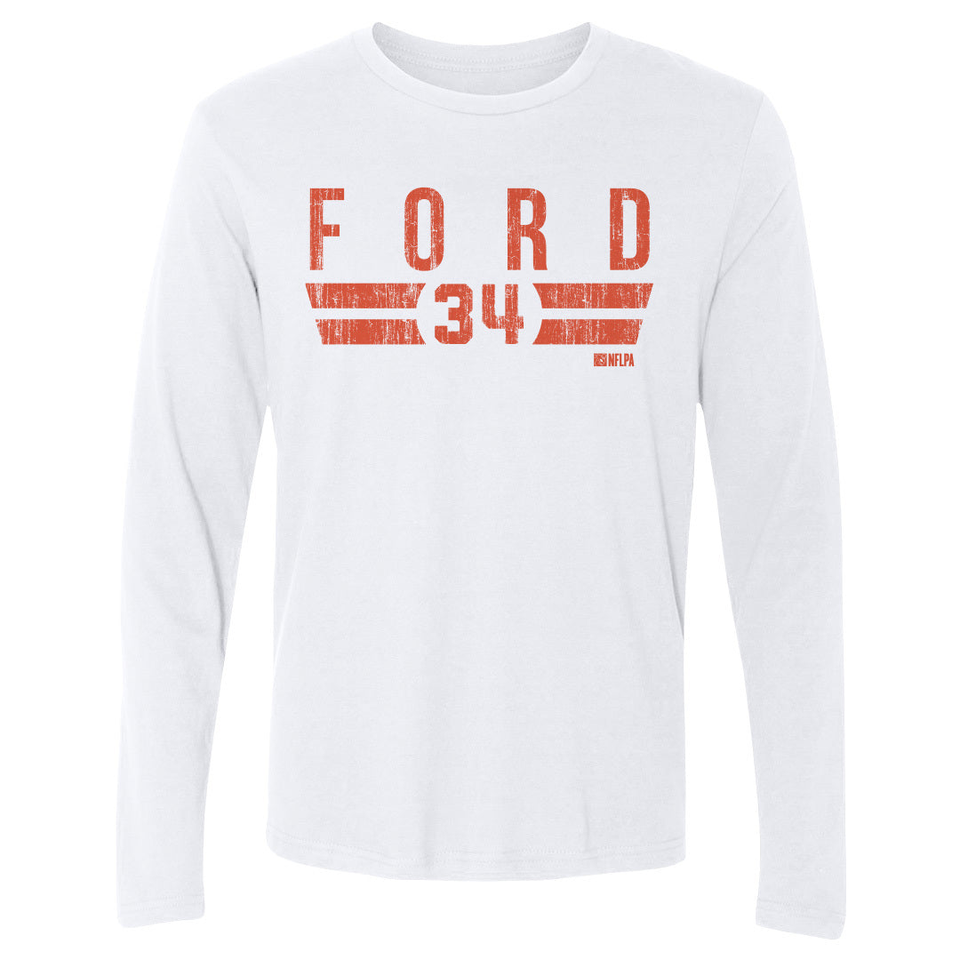 Jerome Ford Men's Long Sleeve T-Shirt | 500 LEVEL