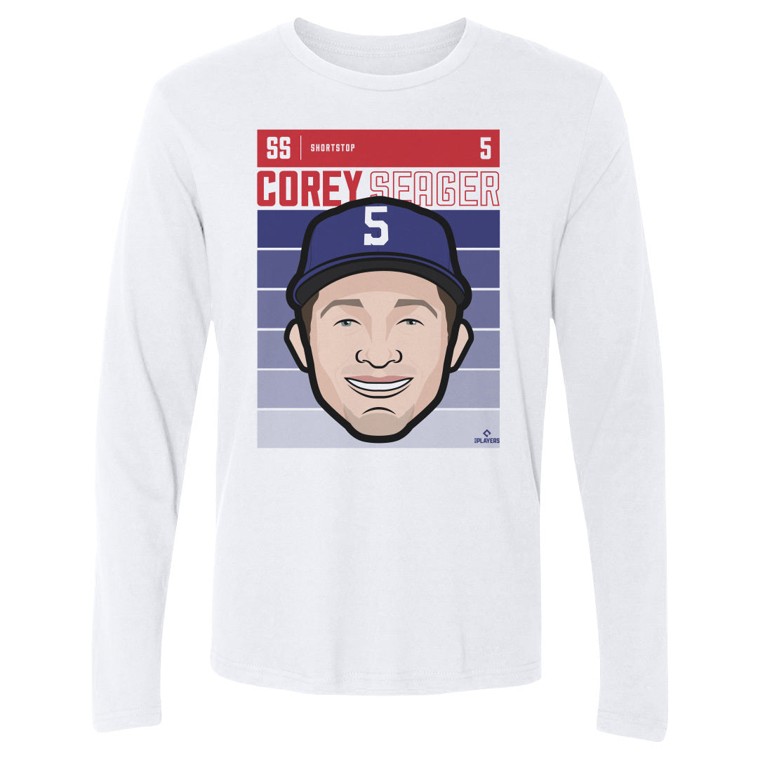 Corey Seager Men's Long Sleeve T-Shirt | 500 LEVEL