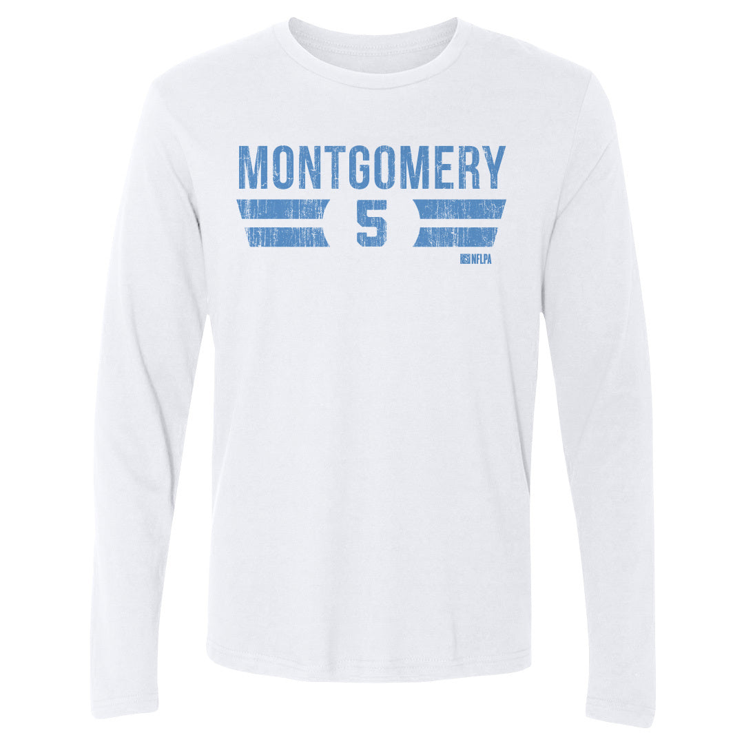 David Montgomery Men's Long Sleeve T-Shirt | 500 LEVEL