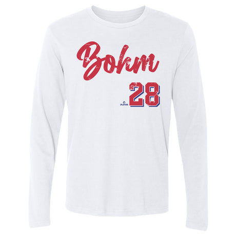 Alec Bohm Men's Long Sleeve T-Shirt | 500 LEVEL