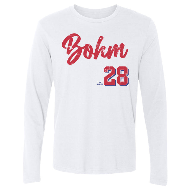 Alec Bohm Men's Long Sleeve T-Shirt | 500 LEVEL
