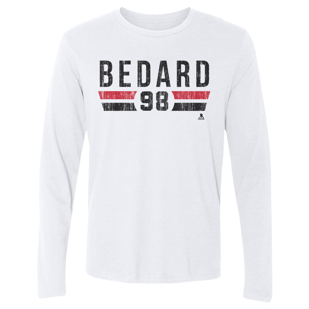 Connor Bedard Men's Long Sleeve T-Shirt | 500 LEVEL