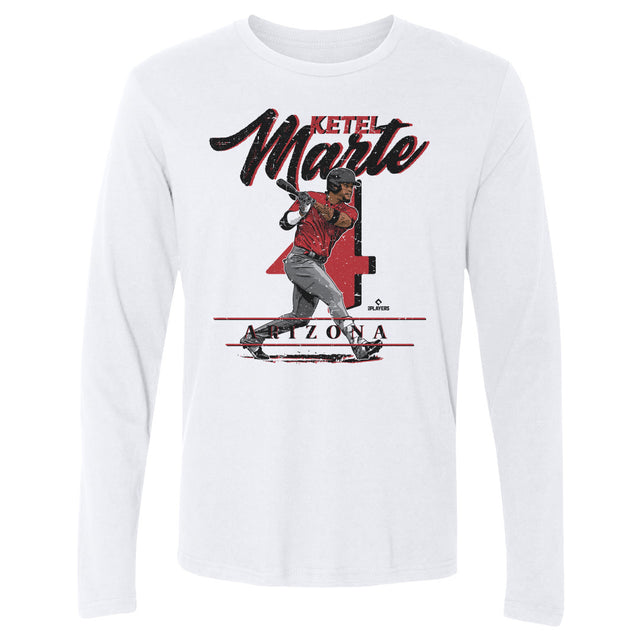 Ketel Marte Men's Long Sleeve T-Shirt | 500 LEVEL