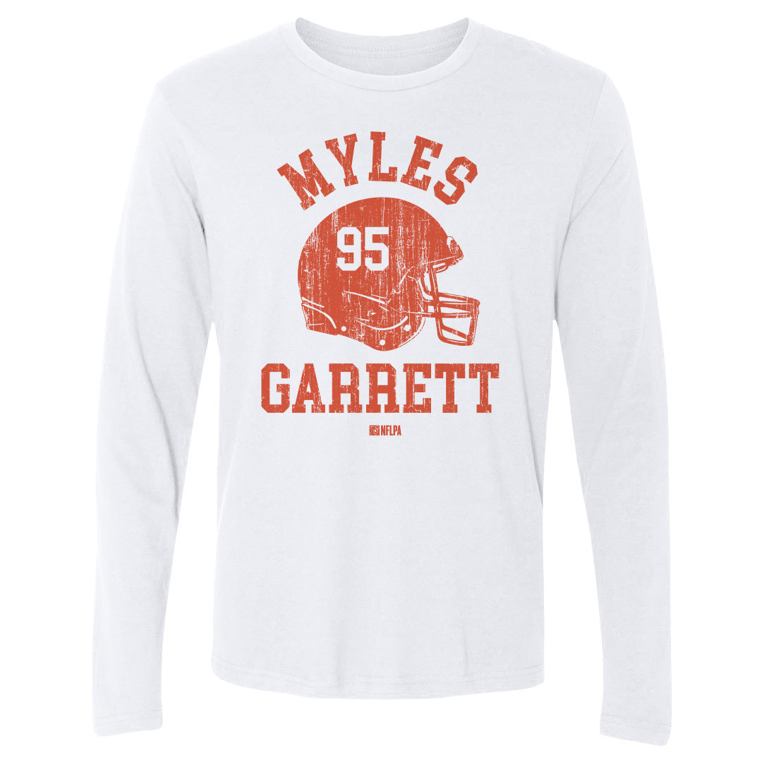 Myles Garrett Men&#39;s Long Sleeve T-Shirt | 500 LEVEL