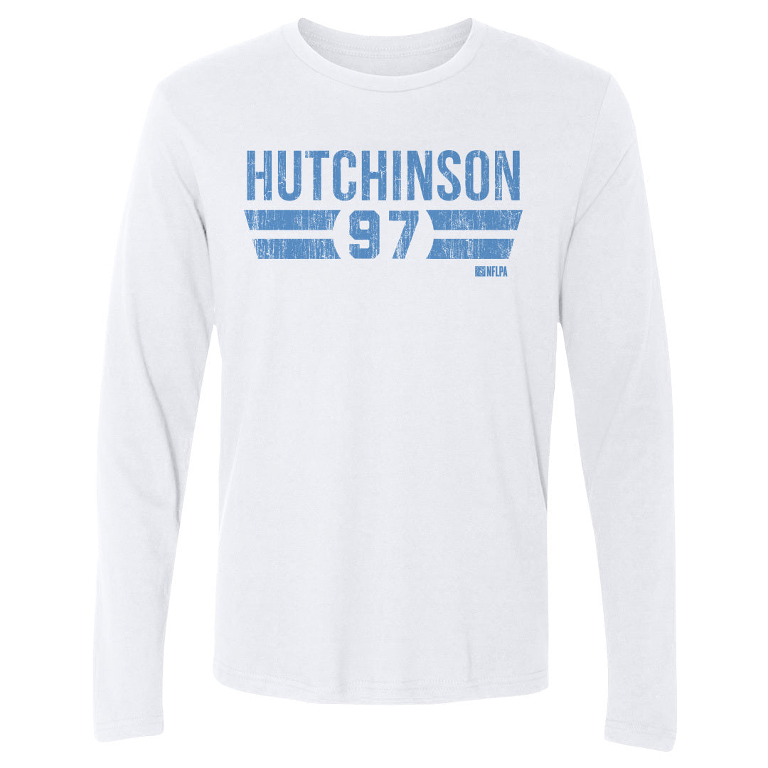 Aidan Hutchinson Men's Long Sleeve T-Shirt | 500 LEVEL