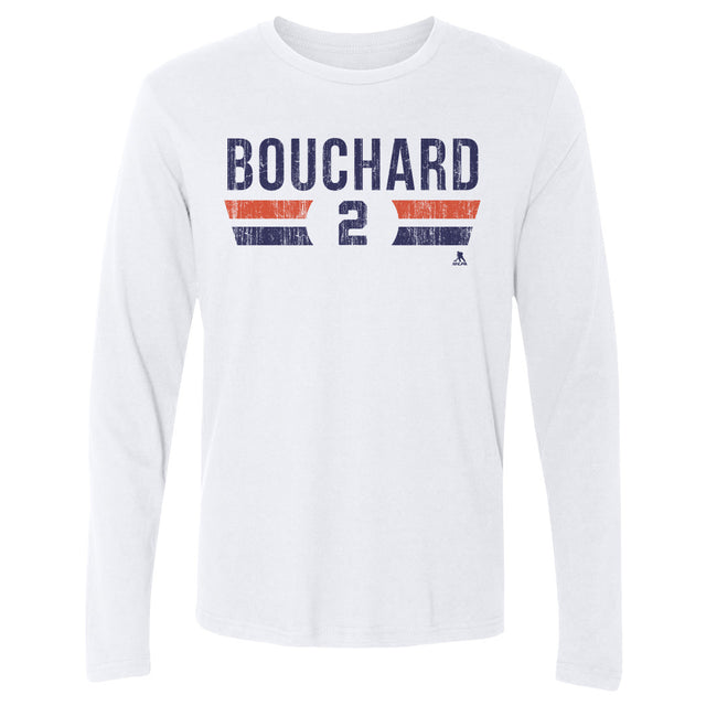 Evan Bouchard Men's Long Sleeve T-Shirt | 500 LEVEL