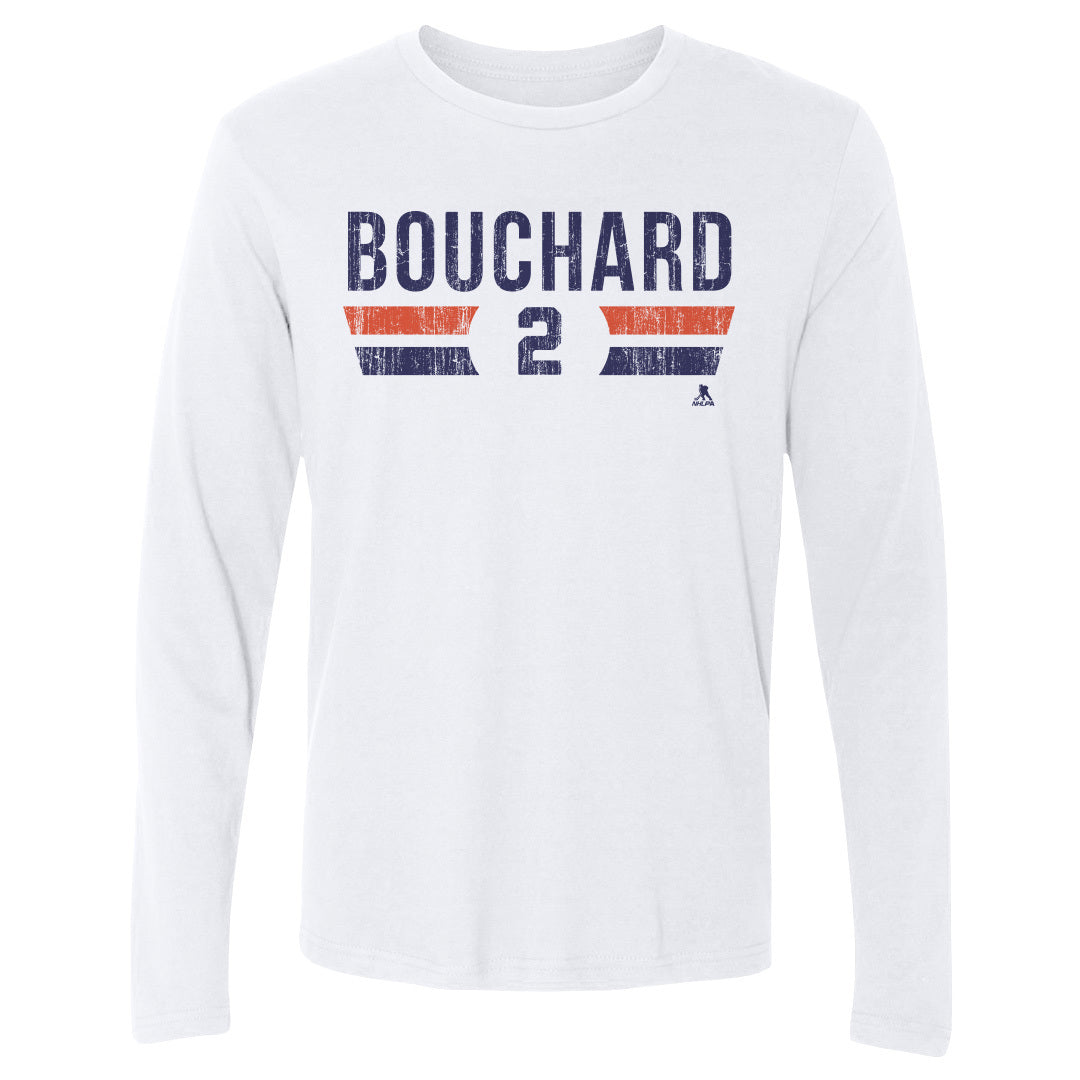 Evan Bouchard Men&#39;s Long Sleeve T-Shirt | 500 LEVEL