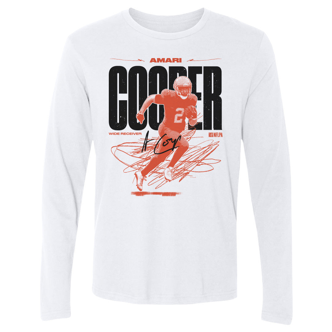 Amari Cooper Men&#39;s Long Sleeve T-Shirt | 500 LEVEL