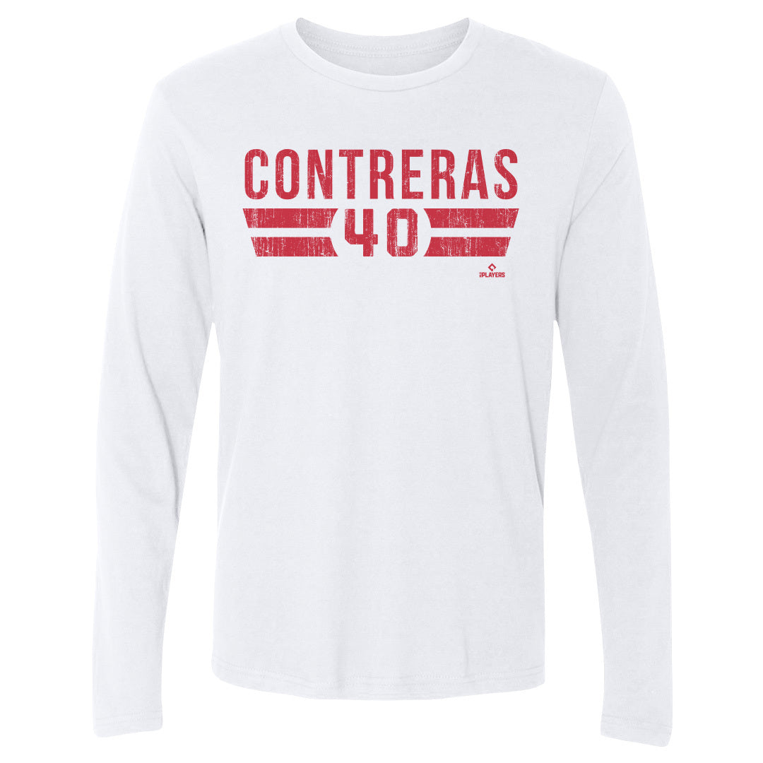 Willson Contreras Men's Long Sleeve T-Shirt | 500 LEVEL