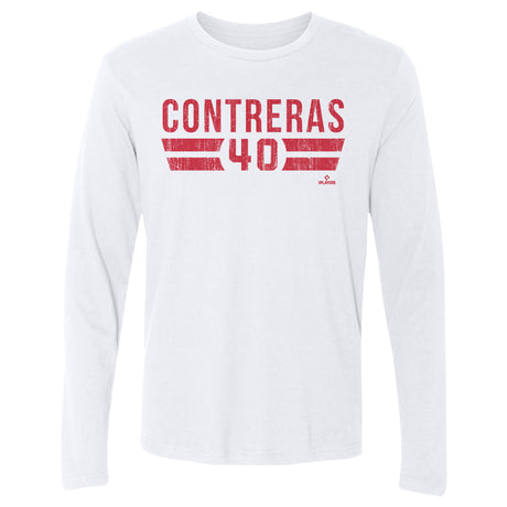 Willson Contreras Men's Long Sleeve T-Shirt | 500 LEVEL