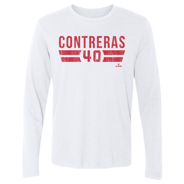 Willson Contreras Men's Long Sleeve T-Shirt | 500 LEVEL