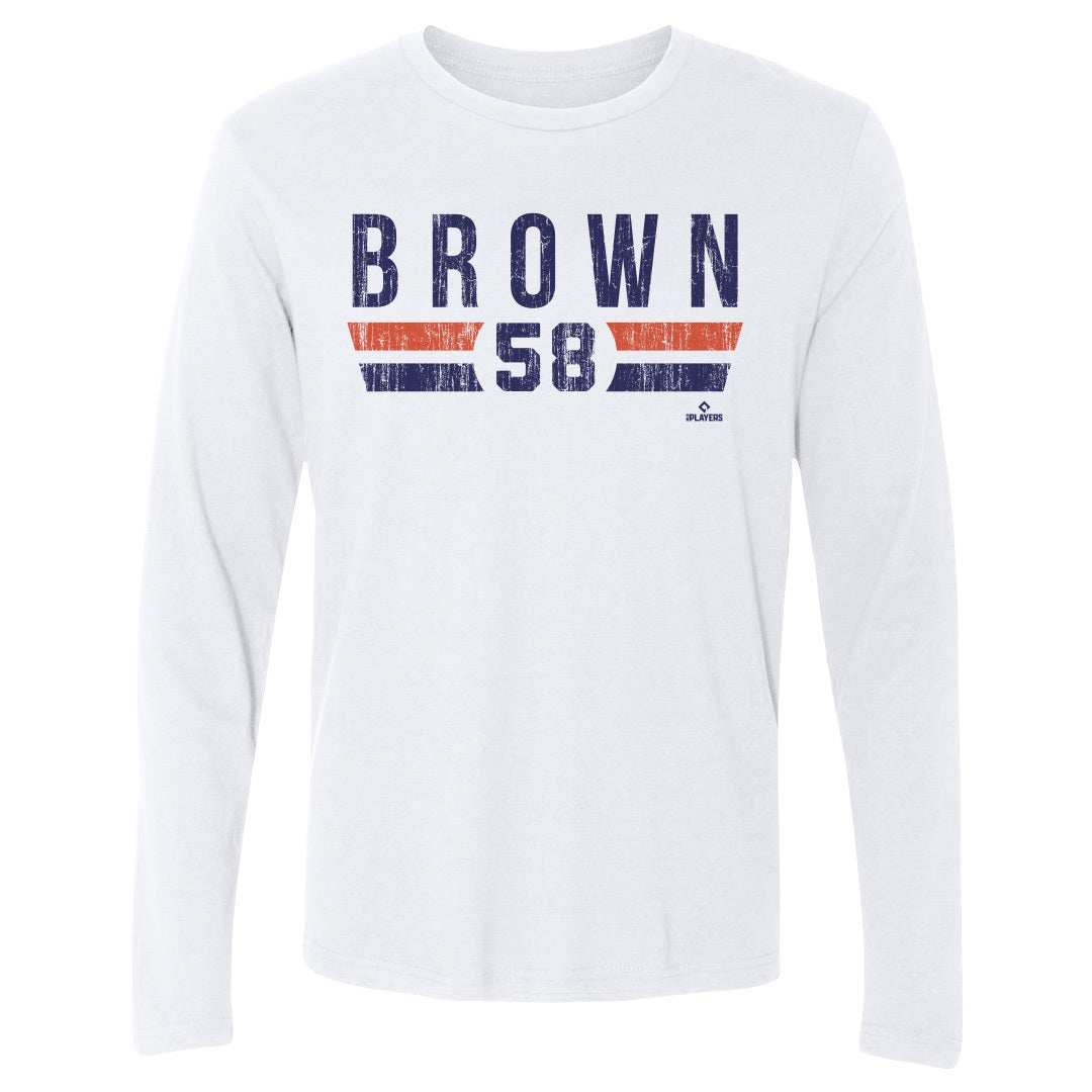 Hunter Brown Men's Long Sleeve T-Shirt | 500 LEVEL