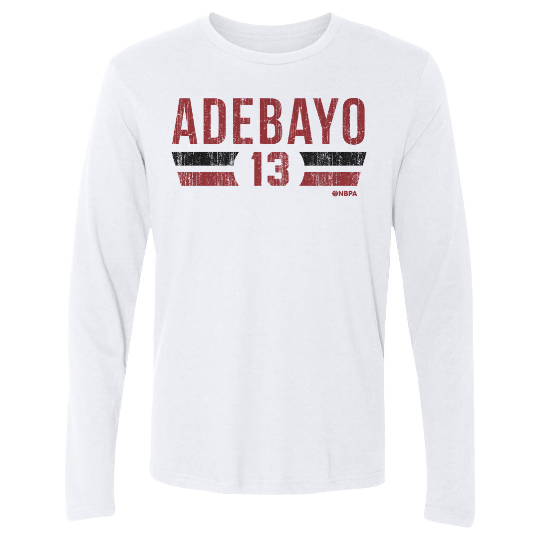 Bam Adebayo Men's Long Sleeve T-Shirt | 500 LEVEL