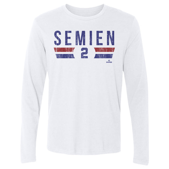 Marcus Semien Men's Long Sleeve T-Shirt | 500 LEVEL
