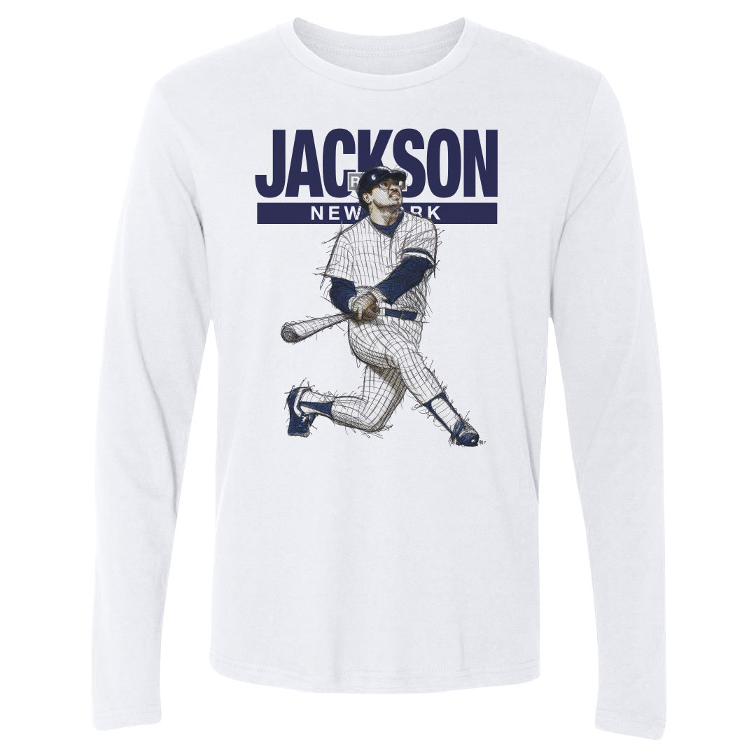 Reggie Jackson Men's Long Sleeve T-Shirt | 500 LEVEL