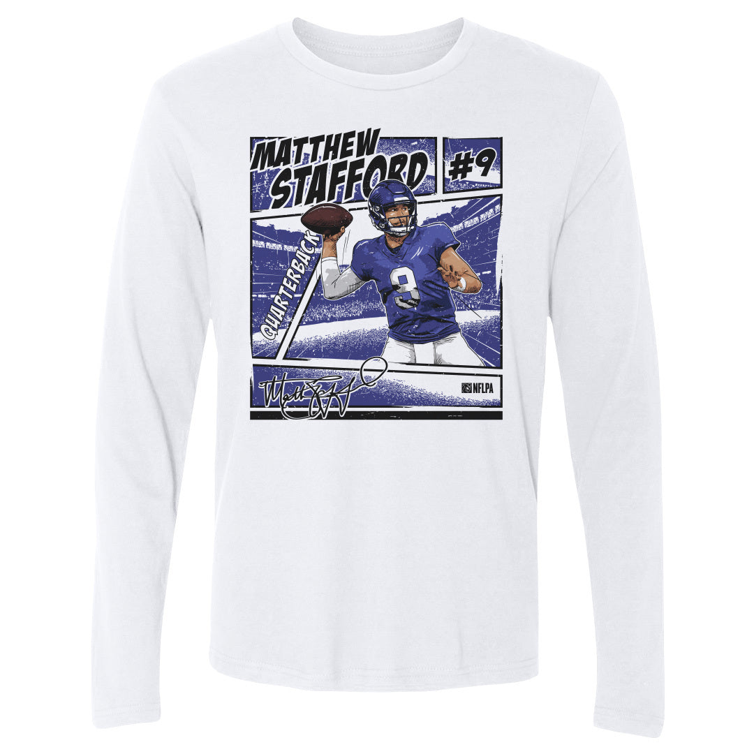 Matthew Stafford Men's Long Sleeve T-Shirt | 500 LEVEL