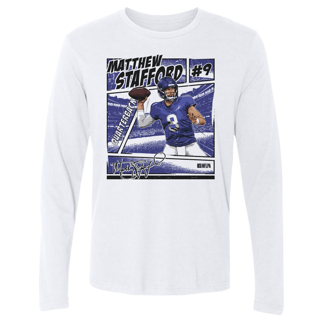 Matthew Stafford Men's Long Sleeve T-Shirt | 500 LEVEL