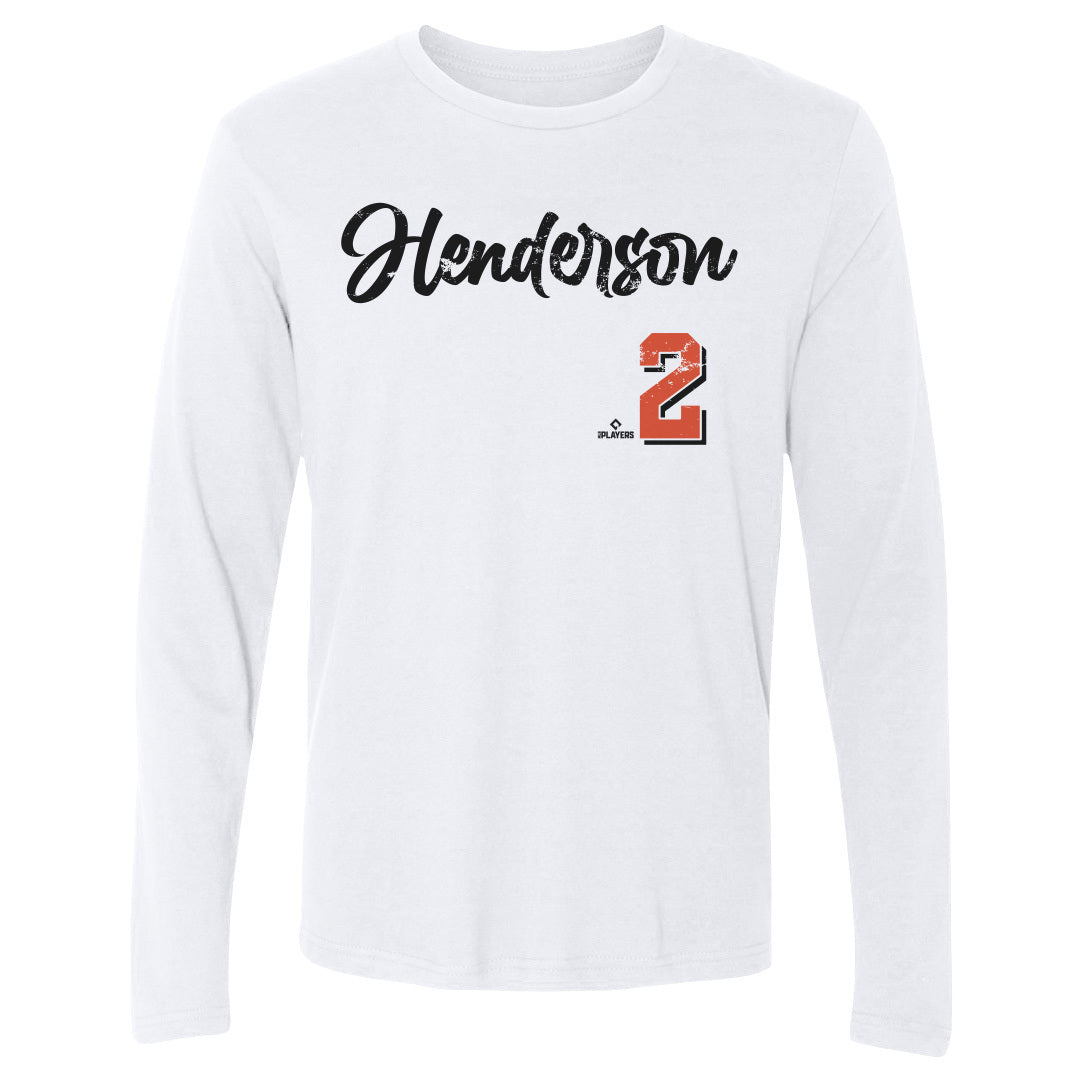 Gunnar Henderson Men's Long Sleeve T-Shirt | 500 LEVEL