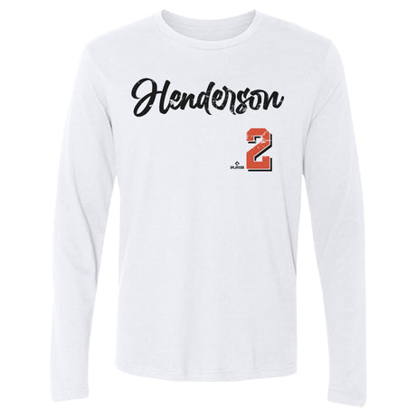 Gunnar Henderson Men's Long Sleeve T-Shirt | 500 LEVEL